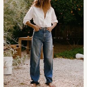 Imogene + Willie Catherine High Waisted Baggy Denim Pants